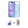 MARSİLYAN™- iPhone 17 Air Kılıf Siluet Minimal Prime - Siyah Bilvis 3D Cam Ekran Koruyucu + Bilvis Titan Kamera Lens - LT