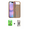 MARSİLYAN™- iPhone 17 Air Kılıf Siluet Minimal Prime - Siyah Bilvis 3D Cam Ekran Koruyucu + Raze Metal Kamera Lens - MI