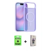 MARSİLYAN™- iPhone 17 Air Kılıf Siluet Minimal Prime - Siyah Bilvis 3D Cam Ekran Koruyucu + Raze Metal Kamera Lens - SH