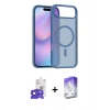 MARSİLYAN™- iPhone 17 Air Kılıf Siluet Minimal Prime - Siyah Bilvis 5in1 3D Magic Cam Ekran Koruyucu + Bilvis Titan Kamera Lens - LT