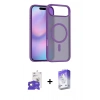 MARSİLYAN™- iPhone 17 Air Kılıf Siluet Minimal Prime - Siyah Bilvis 5in1 3D Magic Cam Ekran Koruyucu + Bilvis Titan Kamera Lens - GD