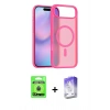 MARSİLYAN™- iPhone 17 Air Kılıf Siluet Minimal Prime - Siyah Bilvis 5in1 3D Magic Cam Ekran Koruyucu + Raze Metal Kamera Lens - MI