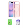 MARSİLYAN™- iPhone 17 Air Kılıf Siluet Minimal Prime - Siyah Bilvis 5in1 3D Magic Cam Ekran Koruyucu + Raze Metal Kamera Lens - MI