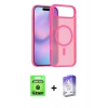 MARSİLYAN™- iPhone 17 Air Kılıf Siluet Minimal Prime - Siyah Bilvis 5in1 3D Magic Cam Ekran Koruyucu + Raze Metal Kamera Lens - SH
