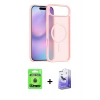MARSİLYAN™- iPhone 17 Air Kılıf Siluet Minimal Prime - Siyah Bilvis 5in1 5D Magic Hayalet Cam Ekran Koruyucu + Raze Metal Kamera Lens - MI