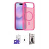 MARSİLYAN™- iPhone 17 Air Kılıf Siluet Minimal Prime - Siyah Bilvis Hayalet Cam Ekran Koruyucu + Bilvis Titan Kamera Lens - GD