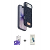 MARSİLYAN™- iPhone 17 Air Kılıf Vadi Klasik Serisi - Şeffaf Pasifik Cam Ekran Koruyucu + Bilvis Titan Kamera Lens - GD