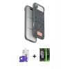 MARSİLYAN™- iPhone 17 Air Kılıf Vadi Klasik Serisi - Siyah 360 Mat Full Body Arka Koruyucu + Bilvis Titan Kamera Lens - GS