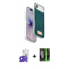 MARSİLYAN™- iPhone 17 Air Kılıf Vadi Klasik Serisi - Siyah 360 Mat Full Body Arka Koruyucu + Bilvis Titan Kamera Lens - SH