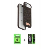MARSİLYAN™- iPhone 17 Air Kılıf Vadi Klasik Serisi - Siyah 360 Mat Full Body Arka Koruyucu + Raze Metal Kamera Lens - SH