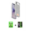 MARSİLYAN™- iPhone 17 Air Kılıf Vadi Klasik Serisi - Siyah 360 Mat Full Body Arka Koruyucu + Raze Metal Kamera Lens - SH