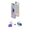 MARSİLYAN™- iPhone 17 Air Kılıf Vadi Klasik Serisi - Siyah 3D Antistatik Cam Ekran Koruyucu + Bilvis Titan Kamera Lens - GD