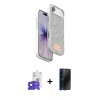 MARSİLYAN™- iPhone 17 Air Kılıf Vadi Klasik Serisi - Siyah 3D Antistatik Hayalet Cam Ekran Koruyucu + Bilvis Titan Kamera Lens - LT