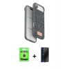 MARSİLYAN™- iPhone 17 Air Kılıf Vadi Klasik Serisi - Siyah 3D Antistatik Hayalet Cam Ekran Koruyucu + Raze Metal Kamera Lens - MI