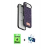MARSİLYAN™- iPhone 17 Air Kılıf Vadi Klasik Serisi - Siyah 3D Antistatik Seramik Nano Ekran Koruyucu + Raze Metal Kamera Lens - MI