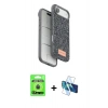 MARSİLYAN™- iPhone 17 Air Kılıf Vadi Klasik Serisi - Siyah 3D Antistatik Seramik Nano Ekran Koruyucu + Raze Metal Kamera Lens - MI
