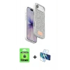 MARSİLYAN™- iPhone 17 Air Kılıf Vadi Klasik Serisi - Siyah 3D Antistatik Seramik Nano Ekran Koruyucu + Raze Metal Kamera Lens - MI