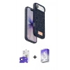 MARSİLYAN™- iPhone 17 Air Kılıf Vadi Klasik Serisi - Siyah Bilvis 5in1 3D Magic Cam Ekran Koruyucu + Bilvis Titan Kamera Lens - LT