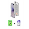 MARSİLYAN™- iPhone 17 Air Kılıf Vadi Klasik Serisi - Siyah Bilvis 5in1 3D Magic Cam Ekran Koruyucu + Raze Metal Kamera Lens - GD