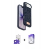 MARSİLYAN™- iPhone 17 Air Kılıf Vadi Klasik Serisi - Siyah Bilvis 5in1 3D Magic Cam Ekran Koruyucu + Bilvis Titan Kamera Lens - GD