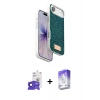 MARSİLYAN™- iPhone 17 Air Kılıf Vadi Klasik Serisi - Siyah Bilvis 5in1 3D Magic Cam Ekran Koruyucu + Bilvis Titan Kamera Lens - LT