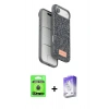 MARSİLYAN™- iPhone 17 Air Kılıf Vadi Klasik Serisi - Siyah Bilvis 5in1 3D Magic Cam Ekran Koruyucu + Raze Metal Kamera Lens - MI