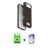 MARSİLYAN™- iPhone 17 Air Kılıf Vadi Klasik Serisi - Siyah Bilvis 5in1 3D Magic Cam Ekran Koruyucu + Raze Metal Kamera Lens - MI