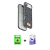 MARSİLYAN™- iPhone 17 Air Kılıf Vadi Klasik Serisi - Siyah Bilvis 5in1 5D Magic Hayalet Cam Ekran Koruyucu + Raze Metal Kamera Lens - SH