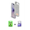 MARSİLYAN™- iPhone 17 Air Kılıf Vadi Klasik Serisi - Siyah Bilvis 5in1 5D Magic Hayalet Cam Ekran Koruyucu + Raze Metal Kamera Lens - SH