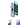 MARSİLYAN™- iPhone 17 Air Kılıf Vadi Klasik Serisi - Siyah Bilvis 5in1 5D Magic Hayalet Cam Ekran Koruyucu + Bilvis Titan Kamera Lens - GS