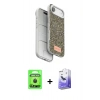MARSİLYAN™- iPhone 17 Air Kılıf Vadi Klasik Serisi - Siyah Bilvis 5in1 5D Magic Hayalet Cam Ekran Koruyucu + Raze Metal Kamera Lens - SH
