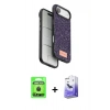 MARSİLYAN™- iPhone 17 Air Kılıf Vadi Klasik Serisi - Siyah Bilvis 5in1 5D Magic Hayalet Cam Ekran Koruyucu + Raze Metal Kamera Lens - SH