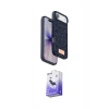 MARSİLYAN™- iPhone 17 Air Kılıf Vadi Klasik Serisi - Siyah Bilvis 5in1 5D Magic Hayalet Cam Ekran Koruyucu