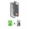 MARSİLYAN™- iPhone 17 Air Kılıf Vadi Klasik Serisi - Siyah Bilvis Hayalet Cam Ekran Koruyucu + Raze Metal Kamera Lens - GD