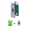 MARSİLYAN™- iPhone 17 Air Kılıf Vadi Klasik Serisi - Siyah Joko Magic 5D Hayalet Cam + Raze Metal Kamera Lens - GS