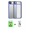 MARSİLYAN™- iPhone 17 Air Kılıf Vadi Minimal - Şeffaf Pasifik Cam Ekran Koruyucu + Raze Metal Kamera Lens - GS