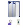 MARSİLYAN™- iPhone 17 Air Kılıf Vadi Minimal - Şeffaf Pasifik Cam Ekran Koruyucu + Bilvis Titan Kamera Lens - SH