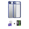 MARSİLYAN™- iPhone 17 Air Kılıf Vadi Minimal - Siyah 360 Mat Full Body Arka Koruyucu + Bilvis Titan Kamera Lens - GD