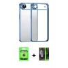 MARSİLYAN™- iPhone 17 Air Kılıf Vadi Minimal - Siyah 360 Mat Full Body Arka Koruyucu + Raze Metal Kamera Lens - GS