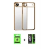 MARSİLYAN™- iPhone 17 Air Kılıf Vadi Minimal - Siyah 360 Mat Full Body Arka Koruyucu + Raze Metal Kamera Lens - GS
