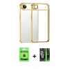 MARSİLYAN™- iPhone 17 Air Kılıf Vadi Minimal - Siyah 360 Mat Full Body Arka Koruyucu + Raze Metal Kamera Lens - MI