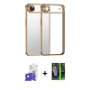 MARSİLYAN™- iPhone 17 Air Kılıf Vadi Minimal - Siyah 360 Mat Full Body Arka Koruyucu + Bilvis Titan Kamera Lens - SH