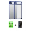 MARSİLYAN™- iPhone 17 Air Kılıf Vadi Minimal - Siyah 3D Antistatik Hayalet Cam Ekran Koruyucu + Raze Metal Kamera Lens - GS