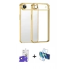 MARSİLYAN™- iPhone 17 Air Kılıf Vadi Minimal - Siyah 3D Antistatik Seramik Nano Ekran Koruyucu + Bilvis Titan Kamera Lens - SH