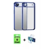 MARSİLYAN™- iPhone 17 Air Kılıf Vadi Minimal - Siyah 3D Antistatik Seramik Nano Ekran Koruyucu + Raze Metal Kamera Lens - SH