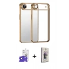 MARSİLYAN™- iPhone 17 Air Kılıf Vadi Minimal - Siyah Bilvis 3D Cam Ekran Koruyucu + Bilvis Titan Kamera Lens - LT