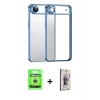 MARSİLYAN™- iPhone 17 Air Kılıf Vadi Minimal - Siyah Bilvis 3D Cam Ekran Koruyucu + Raze Metal Kamera Lens - GS