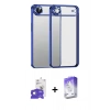 MARSİLYAN™- iPhone 17 Air Kılıf Vadi Minimal - Siyah Bilvis 5in1 3D Magic Cam Ekran Koruyucu + Gold Bilvis Titan Kamera Lens