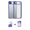 MARSİLYAN™- iPhone 17 Air Kılıf Vadi Minimal - Siyah Bilvis 5in1 3D Magic Cam Ekran Koruyucu + Gümüş Bilvis Titan Kamera Lens