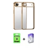 MARSİLYAN™- iPhone 17 Air Kılıf Vadi Minimal - Siyah Bilvis 5in1 3D Magic Cam Ekran Koruyucu + Raze Metal Kamera Lens - GS